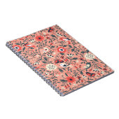 Bloemenvogels Hand getrokken  Notitieboek (Rechterzijde)