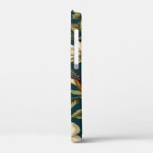  bloemenvogels monogram iPhone / iPad hoesje (Achterkant / Links)
