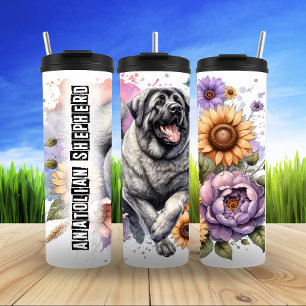 Bloemenwacht van de Anatolische herder Thermosbeker