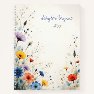 Bloemenweelde Bloemenspiraalgebonden Dagboek Notitieboek