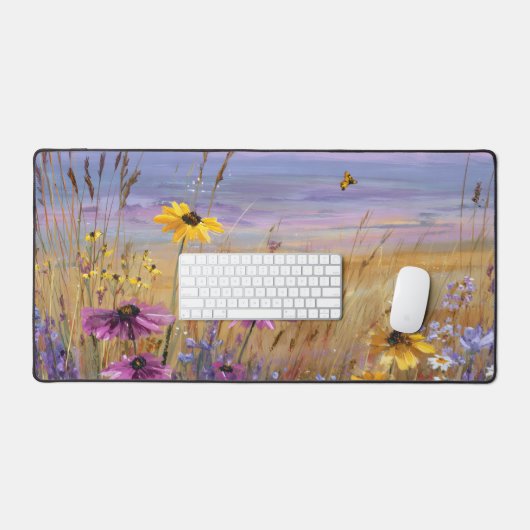 Bloemenweide. Bureaumat (Keyboard & Muis)