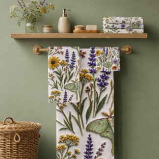 Bloemenweide Flora Maangodin Botanisch Bad Handdoek