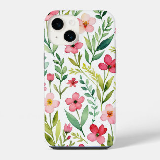 Bloemenweide iPhone 14 Hoesje