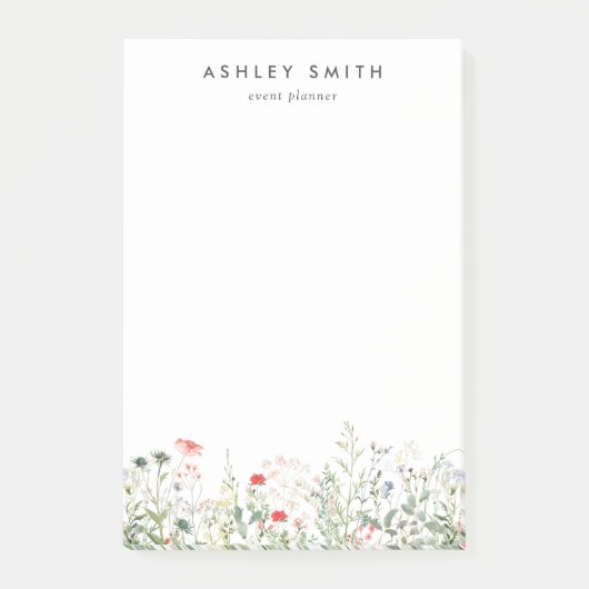 Bloemenweide Post-it® Notes (Voorkant)