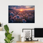 Bloemenweide Poster (Thuiskantoor)