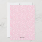 Bloemenweide verjaardagsuitnodiging kaart (Achterkant)