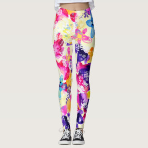 Bloemenweide Vervallen Bloemen Leggings