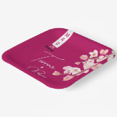 Bloemenwijn Papieren Bordje (Gebogen)