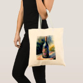 Bloemenwijnfles Stilleven Tote Bag (Voorkant (product))