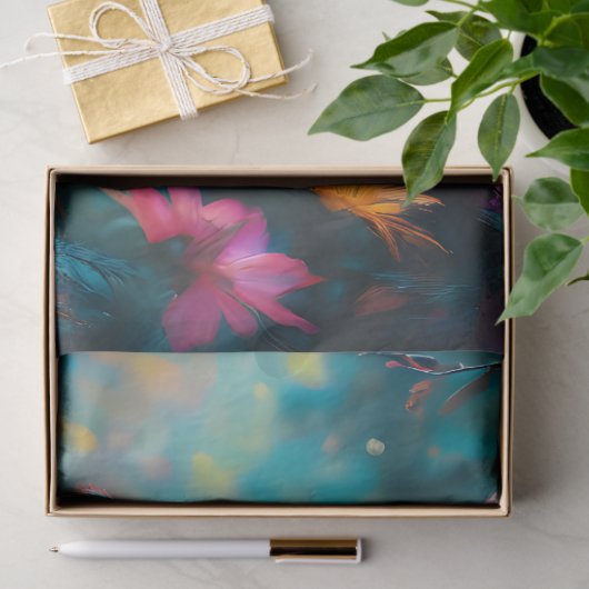 Bloemenwolf 2 tissuepapier (Geschenk)