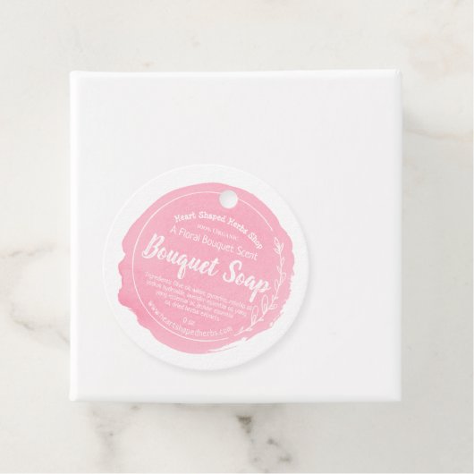 Bloemenzeep Label Handmade Business (In situ)