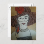 Bloemetjes Briefkaart (Voorkant / Achterkant)