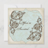  bloemetjes met een wrik kaart (Achterkant)