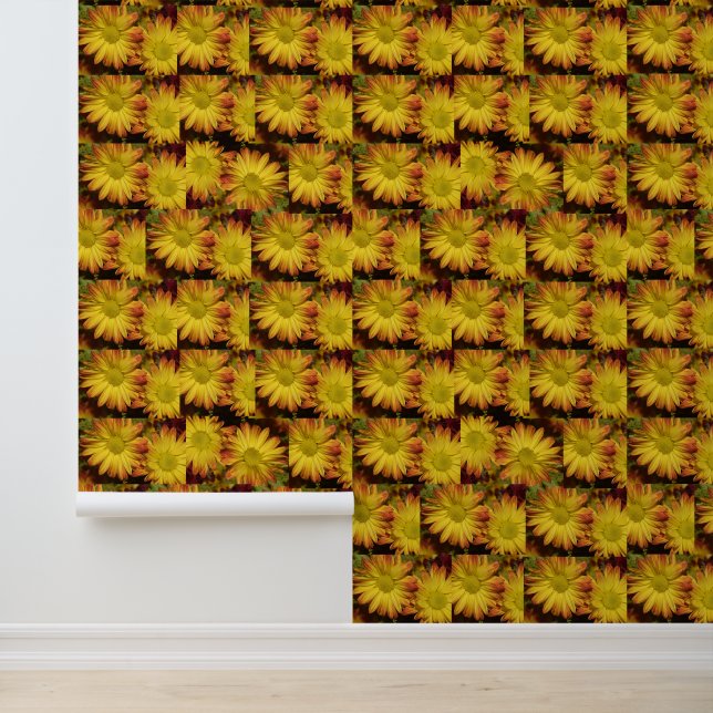 bloemetjesbehang behang (Applicatie)