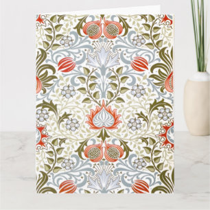  bloemetjesbehang van William Morris (1879) Kaart