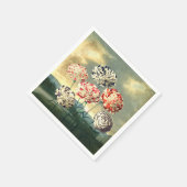  bloemetjespapier servetten (Hoek)