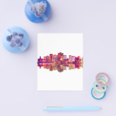 Bloemfontein Zuid-Afrika Silhouette Flyer (Enkel)