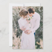  bloemfoto bruiloft uitnodiging (Achterkant)