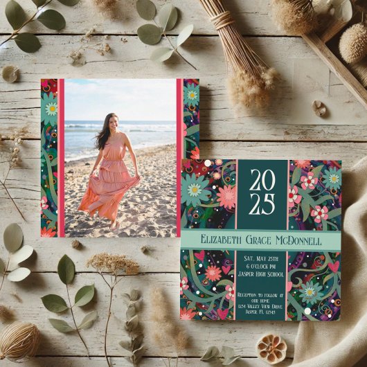  bloemfoto Uniek Afstuderen  Kaart