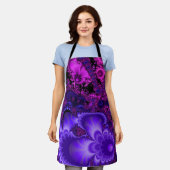 Bloemfractal Apron Schort (Gedragen)