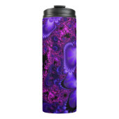 Bloemfractal thermische trommel thermosbeker (Voorkant)