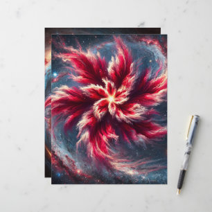 Bloemgalaxy poinsettia plakboek papieren vellen