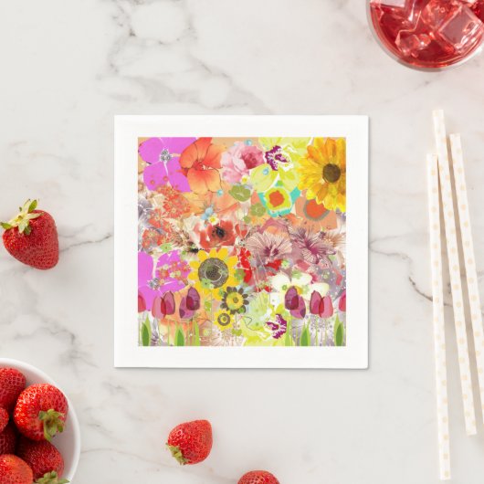 Bloemgalore party bruid lunch Papier servet (Insitu)