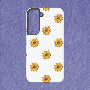 Bloemgele marker inktpatroon samsung galaxy hoesje