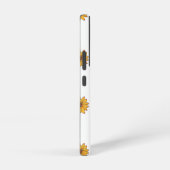 Bloemgele marker inktpatroon samsung galaxy hoesje (Rechterkant)