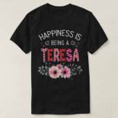  bloemgeluk is een Teresa Retro W T-shirt (Design voorkant)