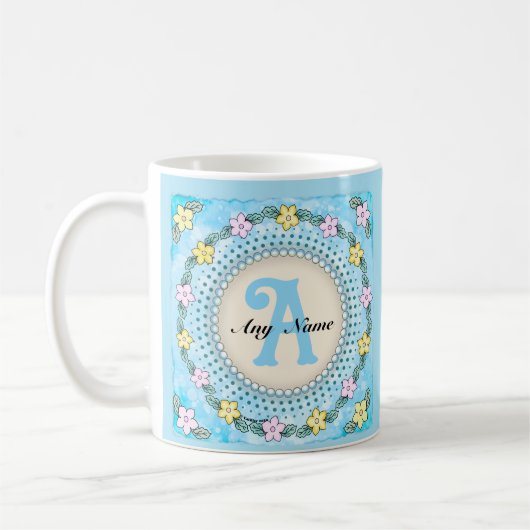 Bloemgrens Monogram mok (Links)