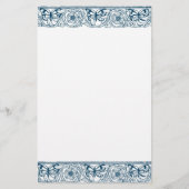 Bloemgrens voor vlinder briefpapier (Voorkant)