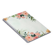 bloemgroen notitieboek (Rechterzijde)