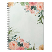 bloemgroen notitieboek (Voorkant)