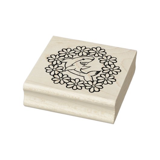 Bloemhaai rubberstempel (Stempel)