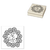 Bloemhaai rubberstempel (Gestempeld)