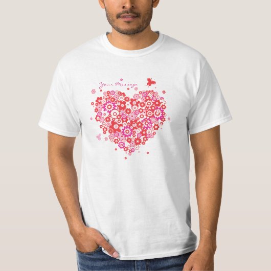 Bloemhart 1 Shirt (Voorkant)