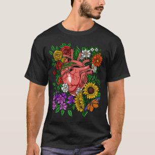 Bloemhart Anatomisch Hart T-shirt