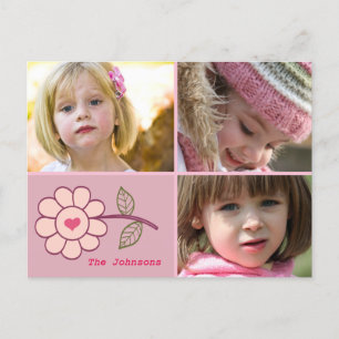 bloemhart briefkaart