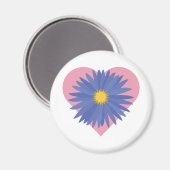 Bloemhart Magneet (Voorkant / Achterkant)