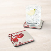 Bloemhart Onderzetter (Rechterzijde)