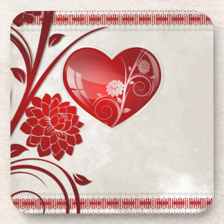 Bloemhart Onderzetter