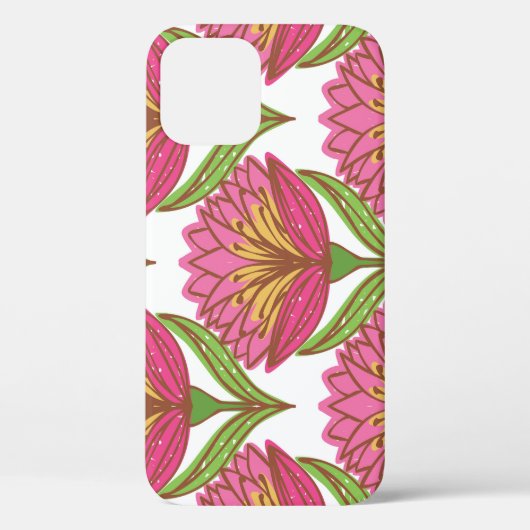 Bloemhelderheid: rood wit . Case-Mate iPhone case (Achterkant)