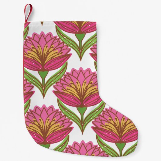 Bloemhelderheid: rood wit . kleine kerstsok (Voorkant)