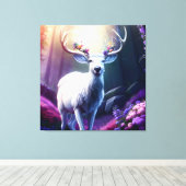 Bloemherten 3 canvas afdruk (Insitu (Houten vloer))