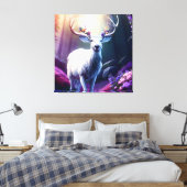 Bloemherten 3 canvas afdruk (Insitu (Slaapkamer))