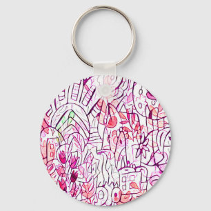Bloemhoofdkeystick 2 sleutelhanger