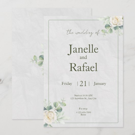 Bloemig (Voorkant / Achterkant)