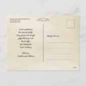  bloemig blij paasei feestdagenkaart (Achterkant)