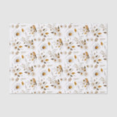 Bloemig botanisch tissuepapier (Voorkant)